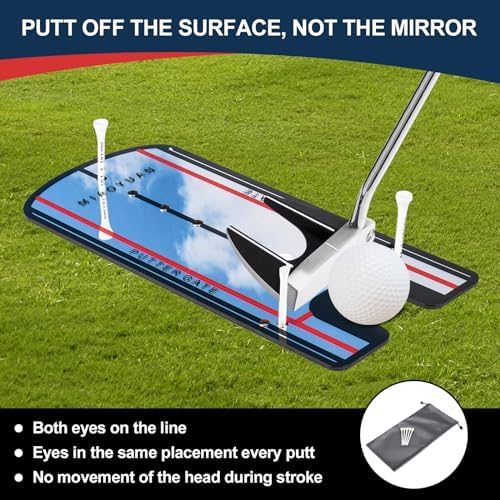 Golf Putting Alignment Mirror & Putting Cup Set – Portable Indoor Outdoor - Image 7