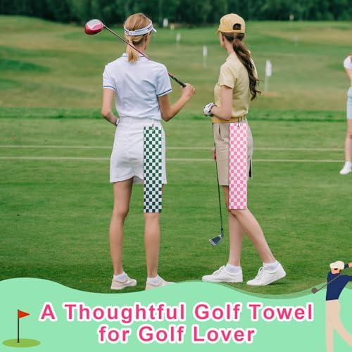 Mindsoft 2 Pieces Funny Golf Towel Microfiber Embroidered Ball Towels - Image 4