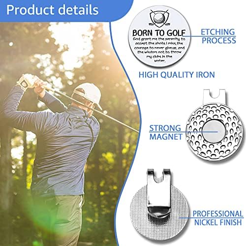 Men Golf Ball Marker with Magnetic Hat Clip, Funny Golf Accessories Gifts - Image 3