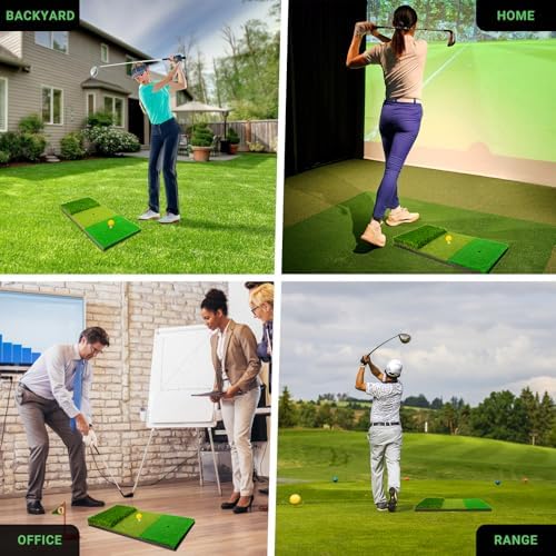 Golf Practice Mat, Golf Mats for Backyard Office & Garage Hitting Training - Image 5