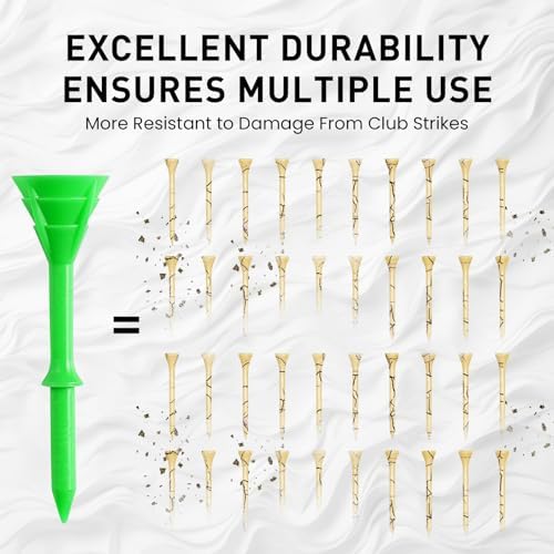 Amy Sport Unbreakable Golf Tees Plastic 3 1/4 inch - Image 3