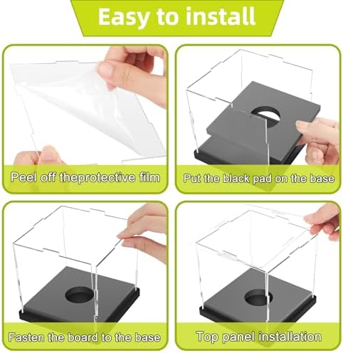 4PCS Softball Display Case Acrylic Clear Display Box Baseball Tennis Golf - Image 4