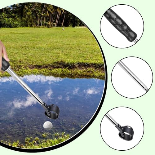 harayaa Golf Ball Retriever Telescopic Up Tool Golf Picker - Image 5