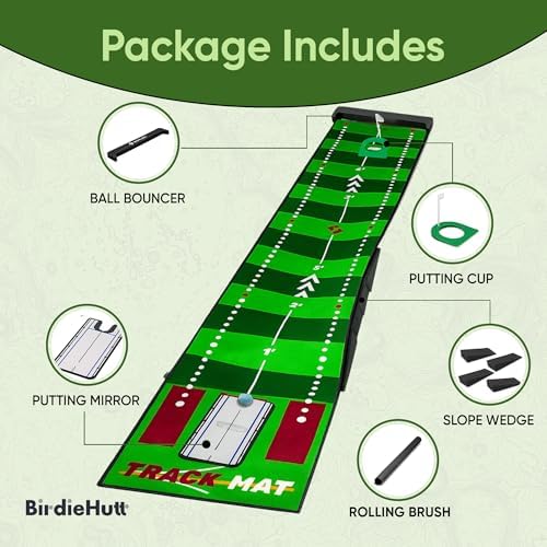 Golf Putting Mat 10ft, Indoor Outdoor Portable Practice Green - Image 2