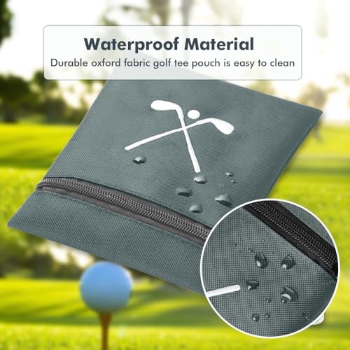Golf Tee Bag, Waterproof Golf Tee Pouch - Image 2