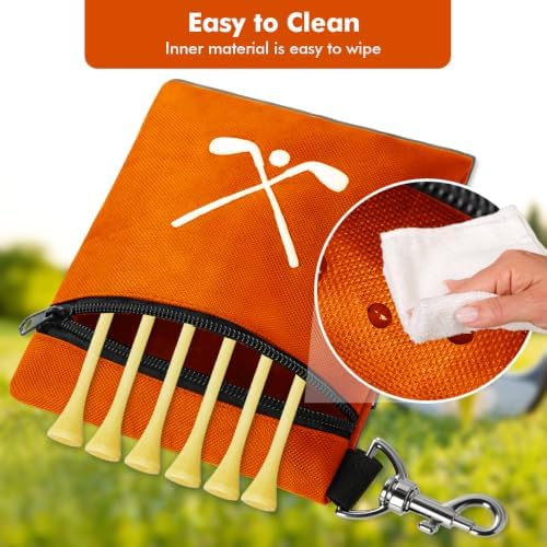 Golf Tee Bag, Waterproof Golf Tee Pouch - Image 6