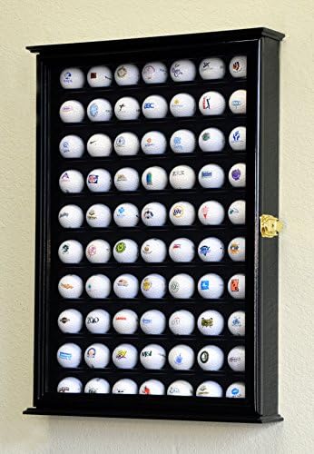 70 Golf Ball Display Case Cabinet Wall Rack Holder w/98% UV Protection Lockable by SFDisplay