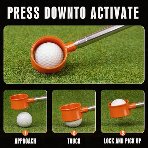 Golf Ball Retriever Telescopic for Water, Golf Ball Grabber, Golf Ball Picker - Image 2