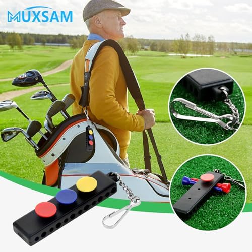 MUXSAM Black Golf Tee Holder for Bag - Image 5
