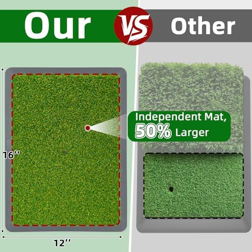 3-in-1 Golf Hitting Mat, Golf Training mat - Image 3