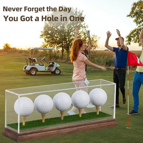 Hole in One Golf Ball Display Case Golf Ball Display Case Holder - Image 3