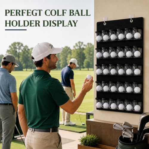 Golf Ball Holder Display Wall Organizer - Image 7