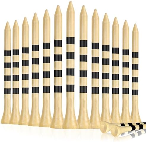 Seticek Natural Wooden Golf Tees 100 Pack by Seticek