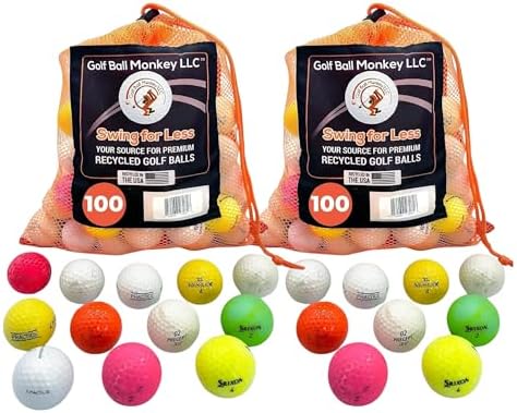 Golf Ball Monkey Hit Away Used Golf Balls Bulk by GolfBallMonkey