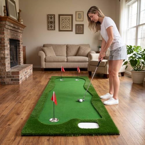 ULTIMATE 10FT Golf Putting Green, Golf Training Mat - Image 3
