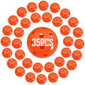 35 Pack Practice Golf Balls Limited Flight Plastic Golf Balls 42mm Practice by CasCartCade