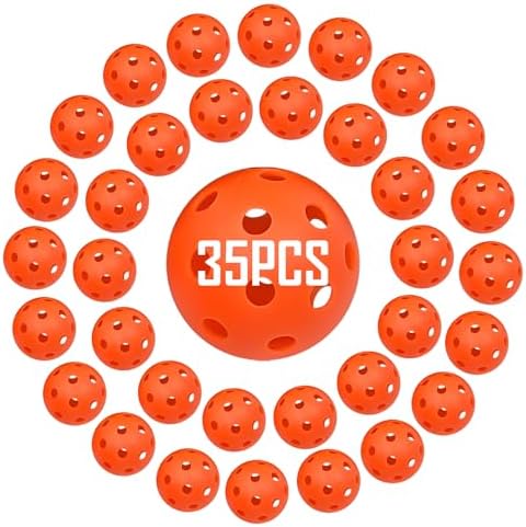 35 Pack Practice Golf Balls Limited Flight Plastic Golf Balls 42mm Practice by CasCartCade