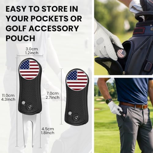 FINGER TEN Golf Divot Repair Tool & Ball Marker - Image 4