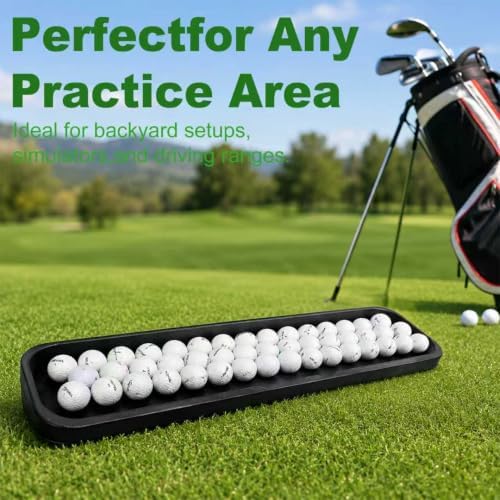 100-Ball Golf Tray for Hitting Mats & Simulators - - Image 5