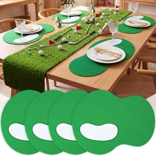 4 Golf Placemats and 4 Coasters by Gandeer