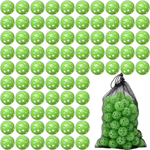 MiniInflat 80 Pcs Practice Golf Balls Plastic 42mm by MiniInflat