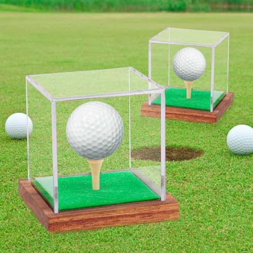 2 Pack Clear Acrylic Golf Ball Display Case - Image 7