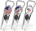Amy Sport Golf Divot Repair Tool 7-in-1 Leather Grip 3 Pack by AmySport