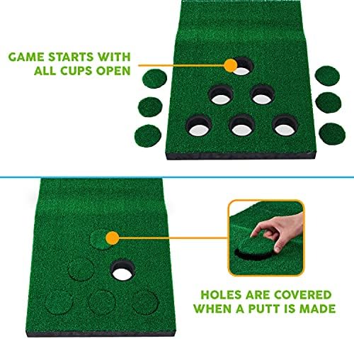 MD Sports Big Sky Putting Green Golf Training Games Pong Style - Image 5