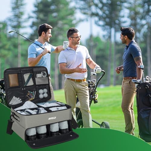 ANILD Golf Trunk Organizer, 2 Layer Golf Storage Case - Image 3