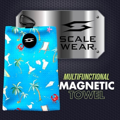 Magnetic Microfiber Waffle Golf Towel Large 16"x24" Clean - Image 3