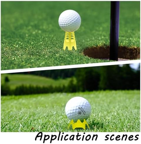 Golf Simulator Tees, Plastic Indoor Golf Mat Tees Practice Turf and Driving - Image 5
