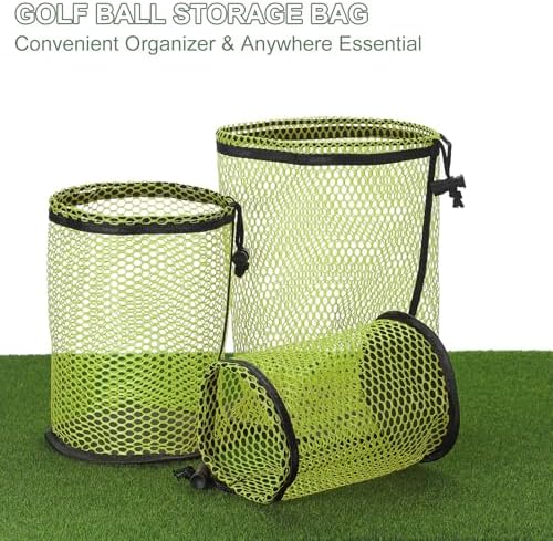Golf Ball Storage Bag Nylon Mesh Golf Pouch - Image 4