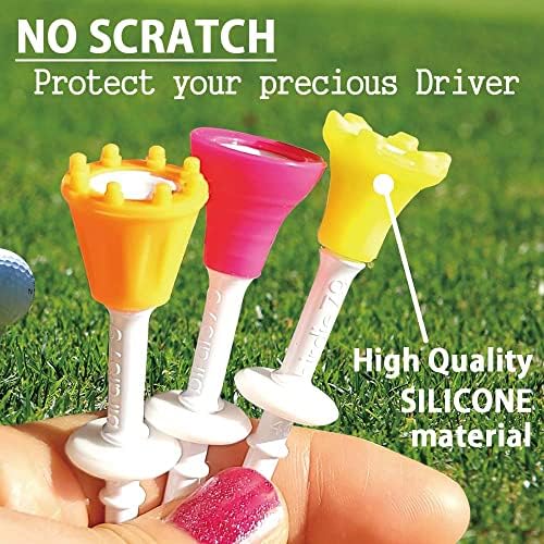 BIRDIE79 Upgraded Premium Big Head Golf Tees 3-1/4 – Height Adjustable – Easy - Image 3