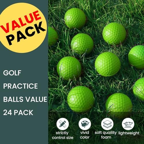 FINGER TEN Foam Golf Practice Balls Soft Indoor Outdoor - Image 2