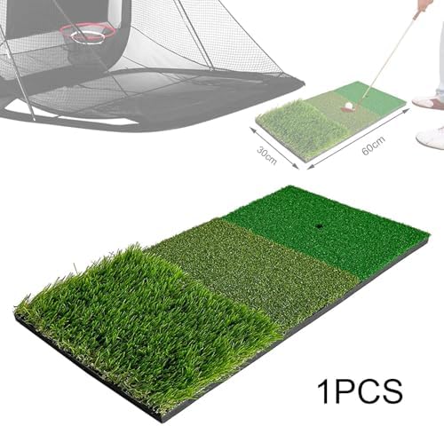 Golf Hitting Mat Swing Mat Portable Home Use Training Matt Driving Range Mat PP - Image 2