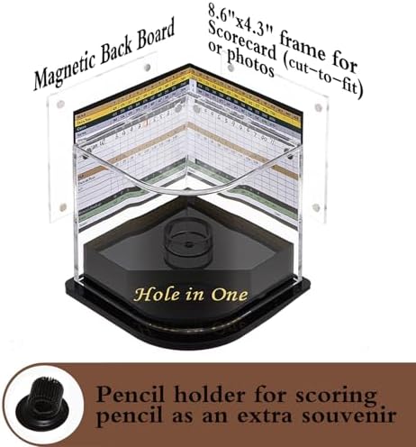 Hole in One Golf Ball Display Case, Curved Lid - Image 3