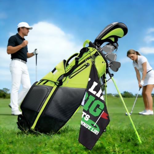 I Like Big Put and I Cannot Lie Funny Sports Golf Towel - Image 3