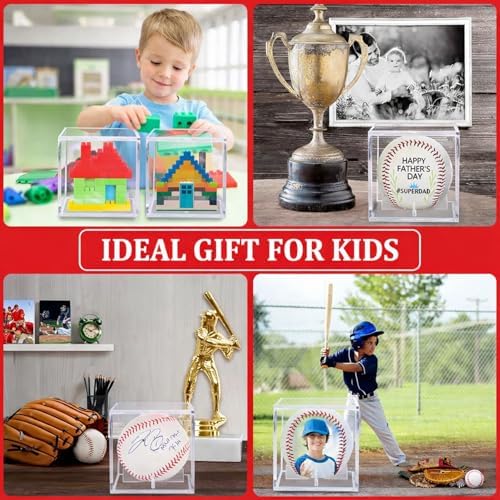Taeku Baseball Display Case – Acrylic Cube Ball Holder - Image 6