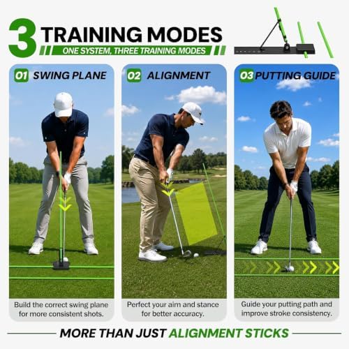 Golf Alignment Sticks Holder – Golf Swing Plane Trainer - Image 5