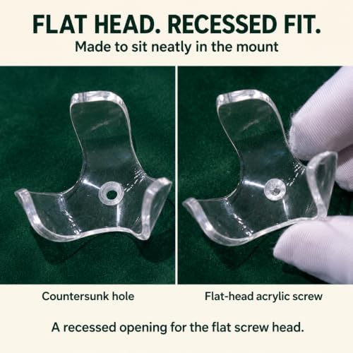 Golf Ball Display Mount, 1 Pack – Clear Acrylic Golf Ball Holder - Image 5