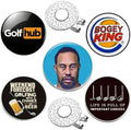 Artpreti 5Pack Funny Golf Ball Marker by Artpreti