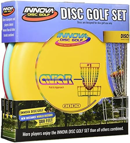 Innova Disc Golf Set – Driver, Mid-Range & Putter, Comfortable DX Plastic by Innova