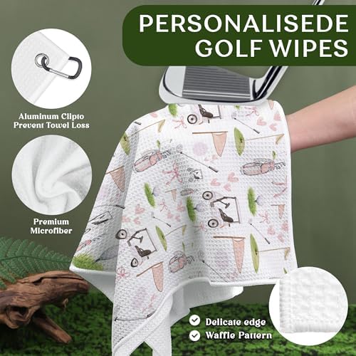Pink Golf Towel Women - Image 3