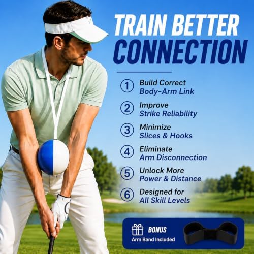 Golf Swing Trainer Ball, Arm Connection Golf Training Aid - Image 2