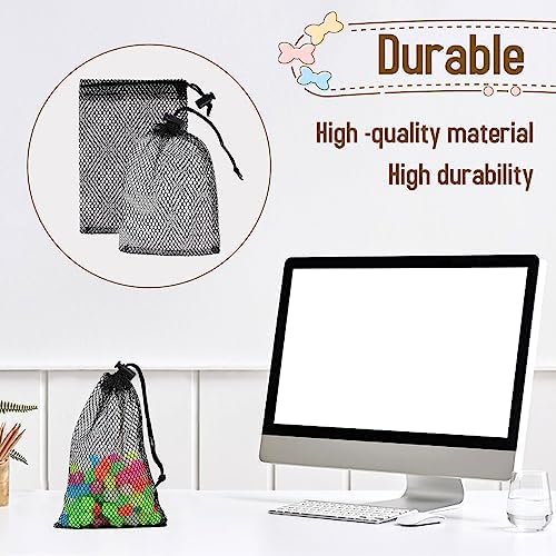 Sliverdew 10PCS Small Mesh Bags Drawstring Black Mesh Drawstring Bag Mini Nylon - Image 5