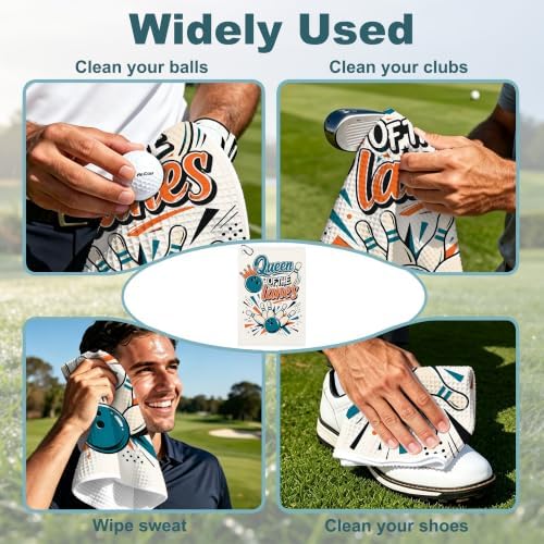 Bowling Queen Sports Golf Towel - Image 4