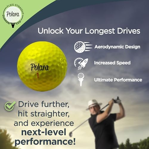 Polara Self-Correcting Golf Balls, Soft Feel, Straighter Flight - Image 2