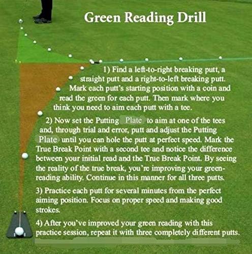 Golf Putting Tutor with Free Zipper Case, Swing Trainer, Putting Mirror - Image 7