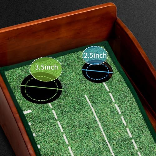 YOUCZON Putting Green Indoor, Golf Putting Mat, Premium Crystal Velvet Surface - Image 6