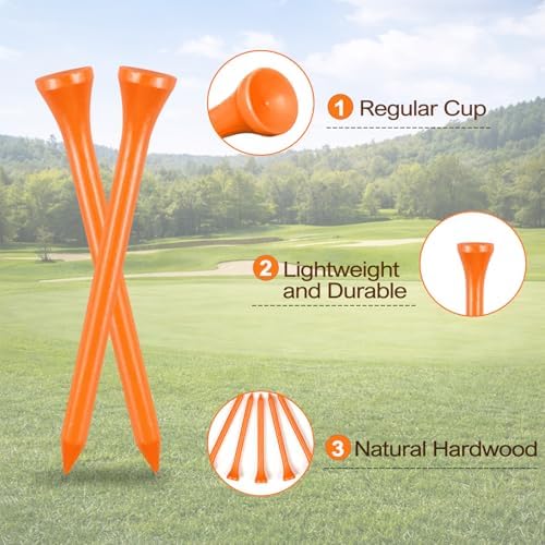 Wooden Golf Tees 3-1/4", 1-1/2" Available - Image 5